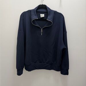 Varley Hawley Half Zip Sweatshirt Sze L
